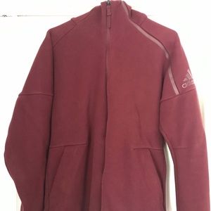 Adidas hoodie size M color Burgundy